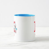 Mug Chat dans le Chapeau, Nom de Chose Un & Monogramme (Centre)