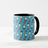 Mug Chat Dans Le Motif Casquette (Devant droit)