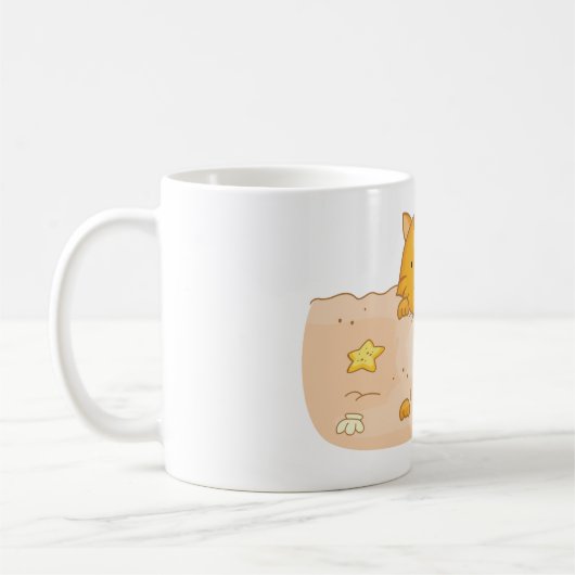 Mug Chat Dans Le Sable (Gauche)