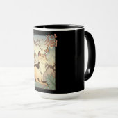 Mug Chat dans le style japonais (Devant droit)