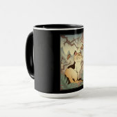 Mug Chat dans le style japonais (Devant gauche)