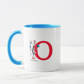 Mug Chat dans l'exploit d'équilibrage de monogramme O  (Gauche)
