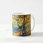 Mug Chat dans un hamac sous un arbre (Devant droit)