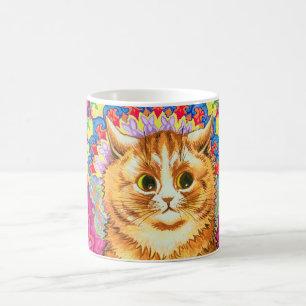 Mug Chat dans un Motif décoratif, Louis Wain