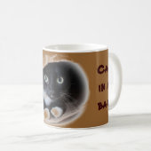 Mug Chat dans un sac (Devant droit)