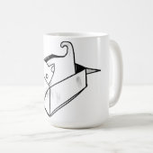 Mug chat dans une boîte (Devant droit)