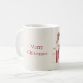 Mug Chat Dans Une Boîte De Noël (Devant gauche)