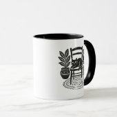 Mug Chat dans une chaise (Devant droit)