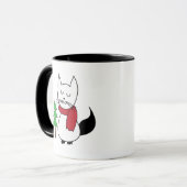 Mug Chat d'arbre de Noël (Devant gauche)