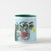 Mug Chat d'arbre de Noël à pendre drôle (Centre)