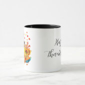 Mug Chat d'automne cool (Centre)