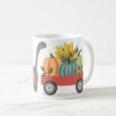 Mug Chat d'automne et Citrouilles (Devant droit)