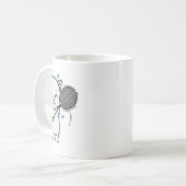Mug Chat de Badminton (Devant gauche)