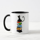 Mug Chat de bibliothèque (Gauche)