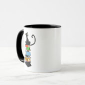 Mug Chat de bibliothèque (Devant gauche)