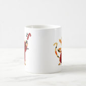 Mug Chat de calicot drôle jouant la bande dessinée (Centre)