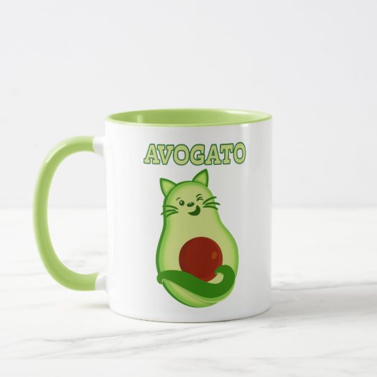 Mug Chat de cétonique Kitty d'avocat clignant de (Gauche)