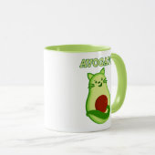 Mug Chat de cétonique Kitty d'avocat clignant de (Devant droit)