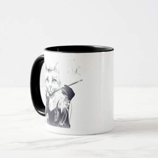 Mug Chat de charme (Devant gauche)