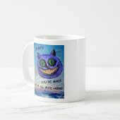 Mug Chat de Cheshire : Nous sommes tous fous ici ! ~ (Devant gauche)