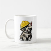 Mug Chat de construction (Gauche)