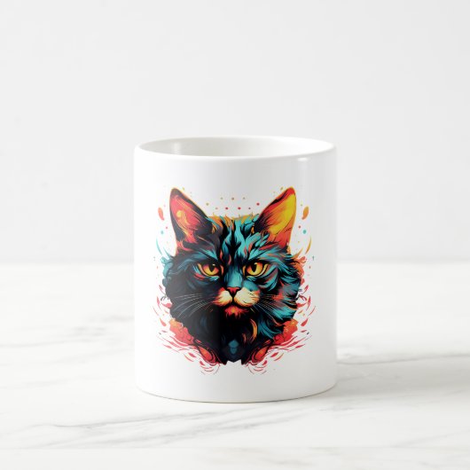 MUG CHAT DE COULEUR (Centre)