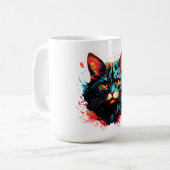 MUG CHAT DE COULEUR (Devant gauche)