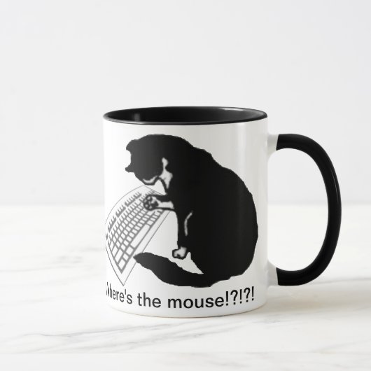 Mug Chat de dactylographie (Droite)