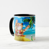 Mug Chat de danseuse hawaïenne (Devant gauche)