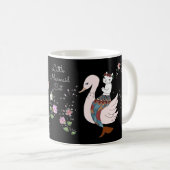 Mug Chat de déplacement de sirène (Devant droit)