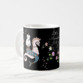 Mug Chat de déplacement de sirène (Devant gauche)