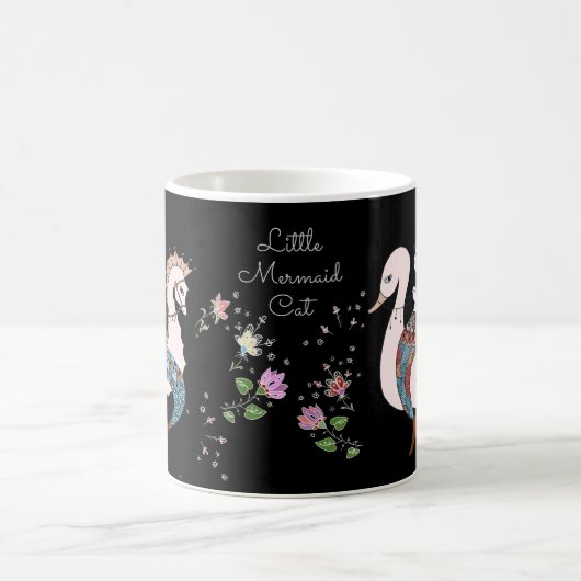 Mug Chat de déplacement de sirène (Centre)