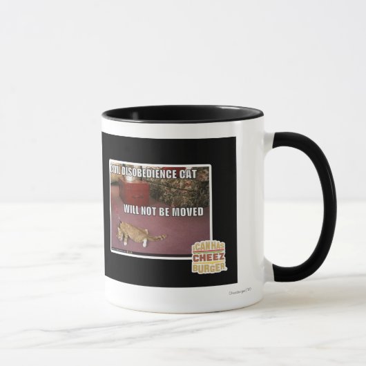 Mug Chat de désobéissance civile (Droite)