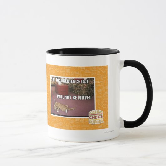 Mug Chat de désobéissance civile (Droite)