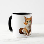Mug Chat de dessin adorable (Devant gauche)