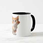 Mug Chat de dessin adorable (Devant droit)
