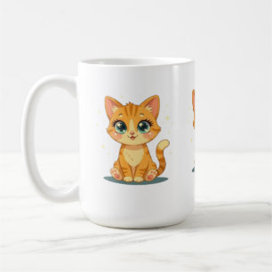 Mug **Chat de Dessin Animé Mignon – Illustration Adora
