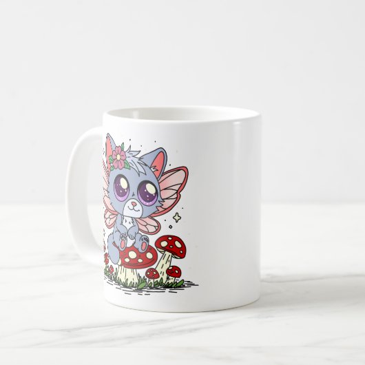 Mug Chat de fée (Devant gauche)