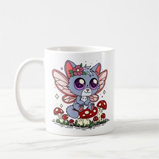 Mug Chat de fée (Gauche)