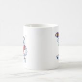 Mug Chat de foot drôle (Centre)