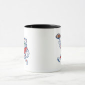 Mug Chat de foot drôle (Centre)