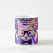 Mug Chat de galaxie de hippie (Centre)