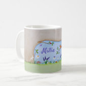 Mug Chat de gingembre dans un arbre, peinture de la co (Devant gauche)
