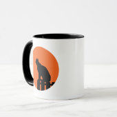 Mug Chat de Halloween (Devant gauche)