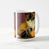 Mug Chat de Halloween Ragdoll Vintage (Devant droit)