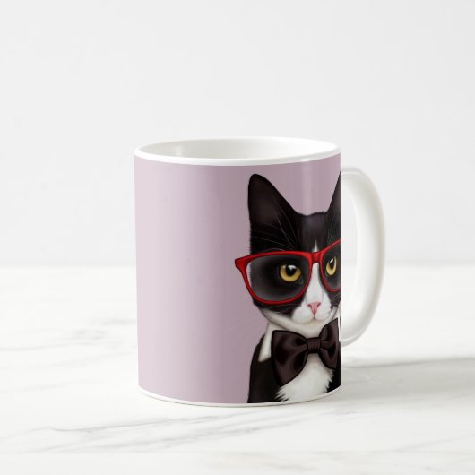 Mug Chat de hippie (Devant droit)