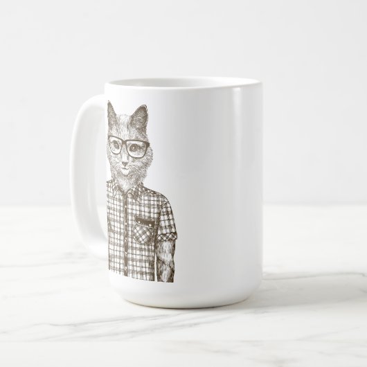 Mug Chat de hippie (Devant gauche)