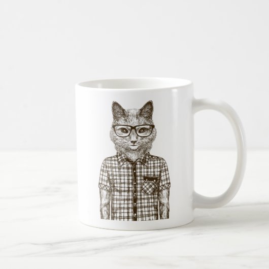 Mug Chat de hippie (Droite)