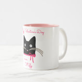 Mug Chat de la Saint-Valentin (Devant droit)