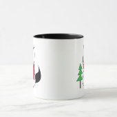Mug Chat de l'Arbre de Noël (Centre)